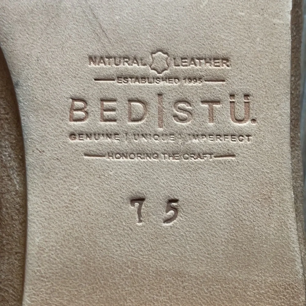 NEW Bed|Stu Leather Slides/Flats Size 7.5 - Picture 6 of 13